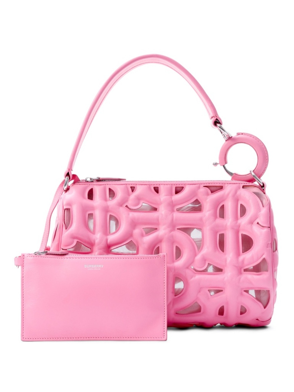 Burberry Rhombi TB Puffy Pink Bag